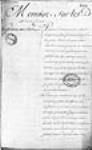 [Résumé de lettres du Canada (Frontenac, Champigny) - négociations avec ...] 1695, avril, 21