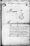 [Lettre de Frontenac et Champigny au ministre - échange de ...] 1698, octobre, 15