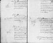 [Résumé d'une lettre de Boucherville avec commentaires - "l'établissement du ...] 1706, août, 26
