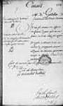 [Délibération du Conseil de Marine sur une demande de Gallifet ...] 1717, juin, 05