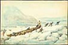Pulling a Boat over the Ice, Quebec 1863