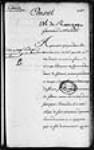 [Délibération du Conseil de Marine sur une requête de Ramezay ...] 1720, avril, 23