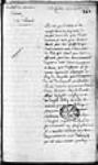 [Lettre de Jacques L'Hermitte, lieutenant de roi à Trois-Rivières, au ...] 1721, octobre, 02