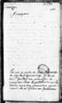 [Lettre de Ramezay au ministre - avait laissé à Gendron ...] 1723, octobre, 12
