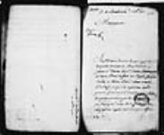 [Lettre de Beauharnois au ministre - envoie les pièces relatives ...] 1730, octobre, 10