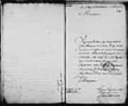 [Lettre de Beauharnois au ministre - congé accordé au soldat ...] 1732, octobre, 15