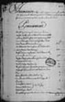 ["Inventaire de l'église de Chicoutimi...". Signé Jacques Pinguet de Vaucour ...] 1737, juin, 25