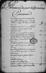 ["Inventaire du poste de Chicoutimi". Signé Jacques Pinguet de Vaucour ...] 1737, juin, 22