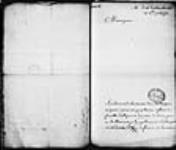 [Lettre de Beauharnois au ministre - voyage de Jean-Charles d'Arnaud ...] 1738, octobre, 13