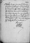 [Certificat de Noyelles attestant que Roquetaillade a fourni un canot ...] 1740, mai, 25