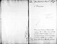 [Lettre de Beauharnois et Hocquart au ministre concernant l'établissement de ...] 1743, octobre, 10