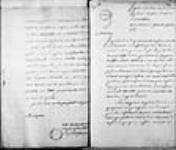 [Copie de la lettre de John Rous, capitaine anglais, à ...] 1749, juillet, 03