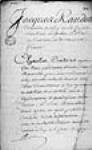 [Ordonnance ou jugement de l'intendant Jacques Raudot portant que la ...] 1708, octobre, 13