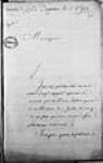 [Lettre de Duquesne au ministre - répondra par les derniers ...] 1753, octobre, 03