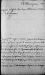 [Mémoire de Jacques Imbert adressé au ministre Machault concernant la ...] 1755, février, 25