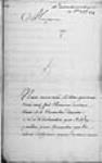 [Lettre de Beauharnois et Hocquart au ministre - la déclaration ...] 1744, octobre, 19