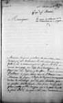 [Lettre de Pierre-François Olivier de Vézin au ministre concernant les ...] 1735, octobre, 30