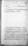 [Mémoire de Pierre-François Olivier de Vézin au ministre Maurepas concernant ...] [1742]