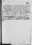 [Certificat de Dubuisson, commandant au fort des Miamis, déclarant "avoir ...] 1748, juillet, 17
