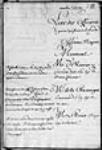 ["Liste des officiers de guerre qui servent en Canada" avec ...] 1722, octobre, 26