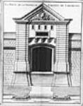 ["La porte de la nouvelle enceinte de Louisbourg". Signé Étienne ...] [1733]
