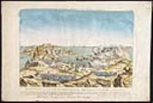 Vue Perspective de la Descente des Francois a L'Isle de Terre Neuve du Cote de Saint Jean a L'Occident ca 1762.