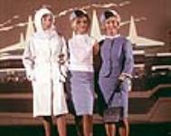 Uniforms of the hostesses of Expo 67 Octobre 1965.