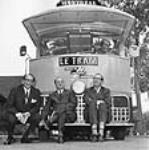 Expo Tram et Robert Shaw, sous-commissaire général de l'Expo 67 15 juin 1965