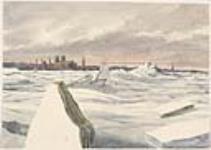 Une poussée glaciaire à  Montréal ca. 1841