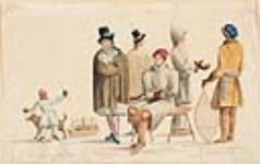 Un groupe de Canadiens ca. 1840