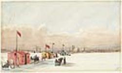 Haltes sur le pont de glace entre Montréal et La Prairie 29 février 1840