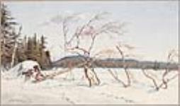 La chasse au caribou, lac au Lisle 1867