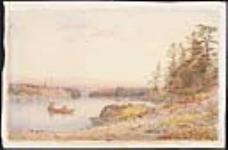 Autumn Landscape with Bark Canoe 1863