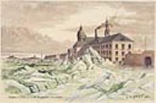 Les eaux glacées du Saint-Laurent se brisent à Montréal 1864
