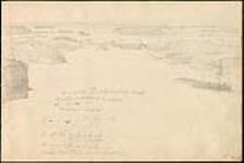 Vue d'Ottawa en direction des chutes Chaudières (deuxième partie de l'oeuvre) ca. 1854