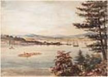 Vue de Québec depuis la rive de Lévis 1842