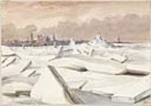 Une poussée glaciaire à Montréal durant l'hivers de 1841 1841