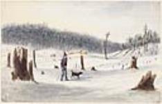 Le lac Beauport près de Québec ca. 1830
