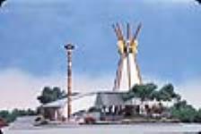 Maquette du pavillon des Indiens du Canada pour l'Expo 67 1960s