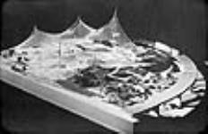 Maquette du pavillon de la République fédérale d'Allemagne pour l'Expo 67 1960s