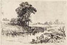 Stream through the Country side ca. 1861-1889