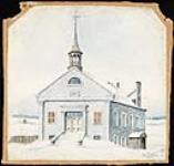 Une église en hiver ca. 1890