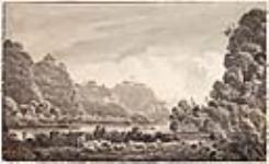 La rivière Danube près de Linz ca 1818