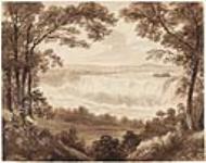American Fall, Niagara, from the English Side ca. 1829-1832