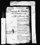 [Extrait d'une lettre de M. de Brouillan au ministre. Il ...] 1702, octobre, 21