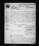[Numéro 111. Concessions Boisbriant, La Loere, Paris-Duverney. Lettre de Nancrede ...] 1812, avril, 16