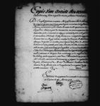 [Hocquart et Gadroy: recette du paiement par Castineau et Minuty ...] 1718, février, 09