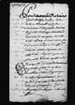 [Villeray, notaire de la Prévôté de Québec: contrat de vente ...] 1700, juin, 05