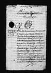 [Daine: sentence d'adjudication à Pierre Guilbault aux conditions portées au ...] 1749, avril, 15