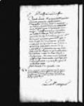 [Certificat de Ministre déclarant la mort du Sieur de Garsement, ...] 1758, septembre, 3